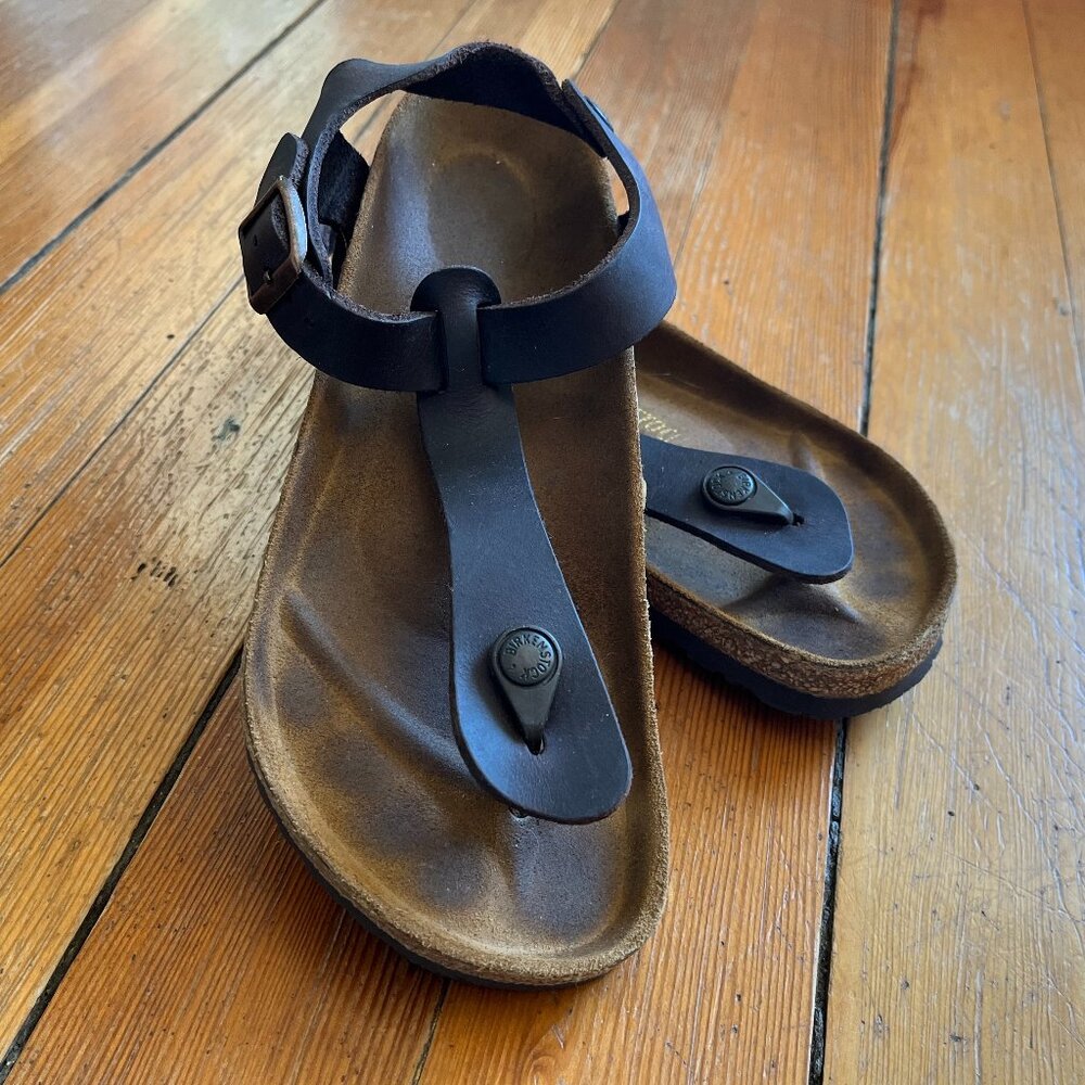 Birkenstock Kairo Oiled Leather Size 38 EU / Ladies 7 / Mens 5